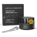 Żywotność i wykorzystanie 100% Czystych Prawdziwych Indii Himalayan Shilajit Resin, 1.1 oz 500mg, Minimum 75% Kwas Fulvic, 85 + Minerały śladowe, Suplement diety dla mężczyzn Trzeciej Partii Lab Test Report, 60 Sług (Pack of 1)