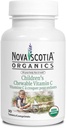 Nova Scotia Organics Witamina do żucia dla dzieci C (30 tabletek do żucia); Certified Organic; Wegan, Organic Acerola Jagody