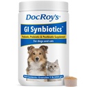 Doc Roy 's GI Synbiotyki Probiotyczne i Prebiotyczne Granulki dla psów i kotów - Digestive & Immune Health Supplement with Live Cultures, BgMOS & Beta Glucans - Kurczak Flavor - 454g Granulki