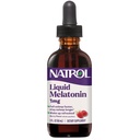 Płyn Natrol Melatonina 1 mg, Dorosły Melatonina Suplement do Upadku Asleep szybciej i pozostań ASleep Dłuższy, Budzenie się Odświeżony, 2 FL OZ Berry- zapachowy płyn, 15 Służenie