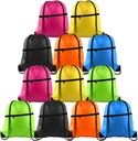 KUUQA 12Pcs Drawstring Bag Sports Gym String Backpack luzem Cinch Bag Sackpack z Zipper do szkoły Joga Sport Gym Podróżowanie