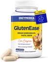 Enzymedica GlutenEase, Zaawansowane Enzymy Trawienne dla Kobiet i Mężczyzn, Szybka formuła do Bloating Relief & Digestive Health, Pomaga złamać gluten & Casein, 120 Kapsułki FFP