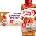 Premier Protein Shake, Karmel, 30g Protein, 11 fl oz, Opakowanie po 12 (Opakowania maja Vary)