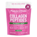 Kolagen CHOICE dla lekarza Peptydy - Zhydrolizowany proszek białkowy do włosów, skóry, łączników - Pasza trawiasta, Non-GMO