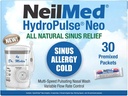 NeilMed HydroPulse Neo. Multi- Speed Electric Pulsating Nasal Sinus System nawadniania z 30 Sinus Rinse Premixed Pakiety.
