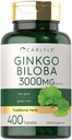 Carlyle Ginkgo Biloba 3000mg Equipment 124; 400 Tablets Equipment 124; Non- GMO, Gluten Free Herbal Supplement