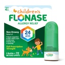 Flonaza Ulga alergiczna dla dzieci Nasal Spray, 24- Godzina Non- Drowsy Multi- Relief Symptom - 72 Sprays