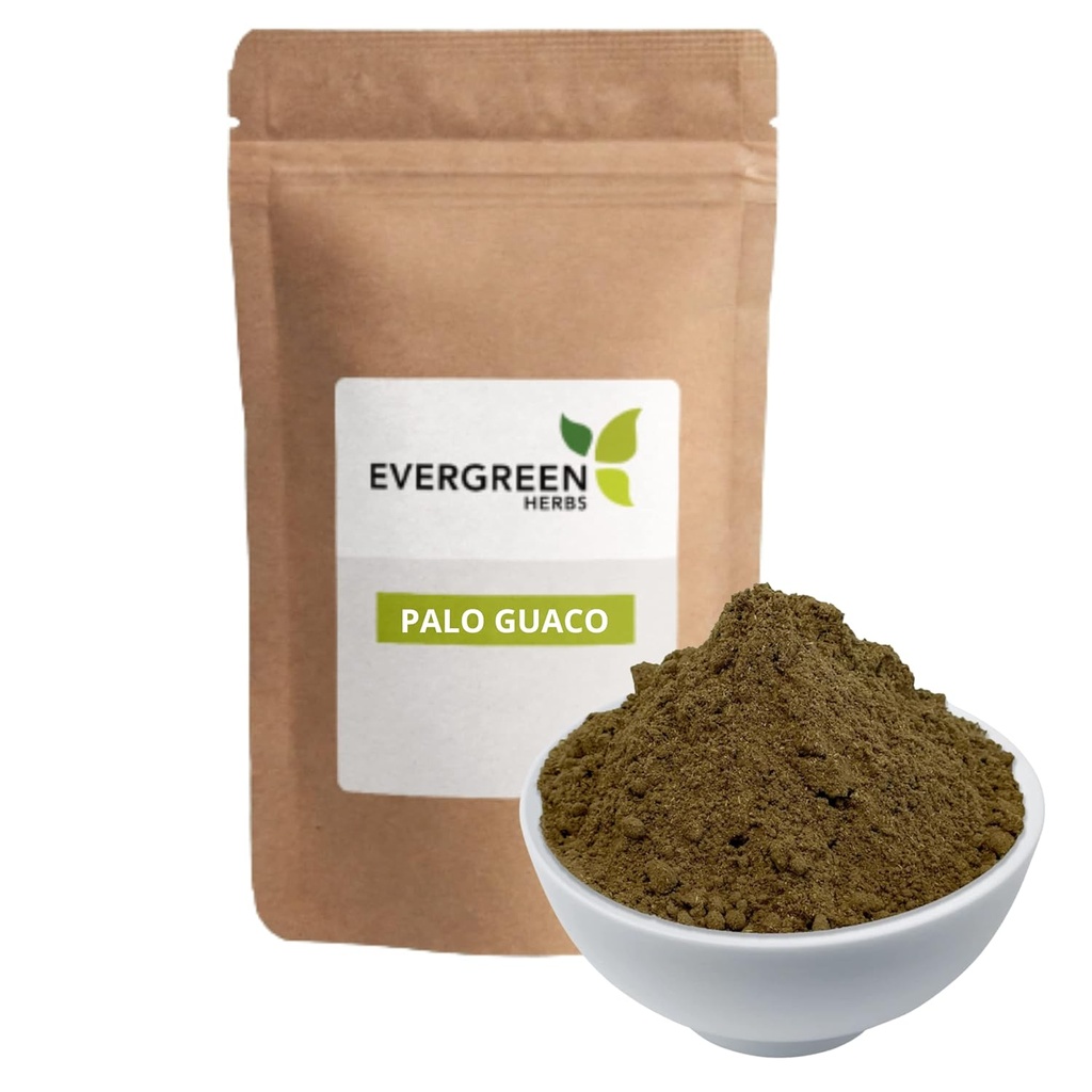 Evergreen Herbs Palo Guaco (Proszek 8 oz) - Resealable Stand Up Pouch, aby zapewnić świeżość!