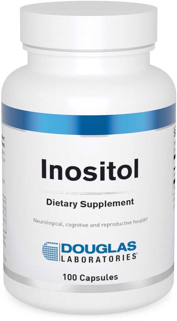 Douglas Laboratories Inositol (650 mg) 124; Wspomaga zdrowie neurologiczne, zachowanie stabilności oraz funkcje jajników 124; 100 Kapsułki