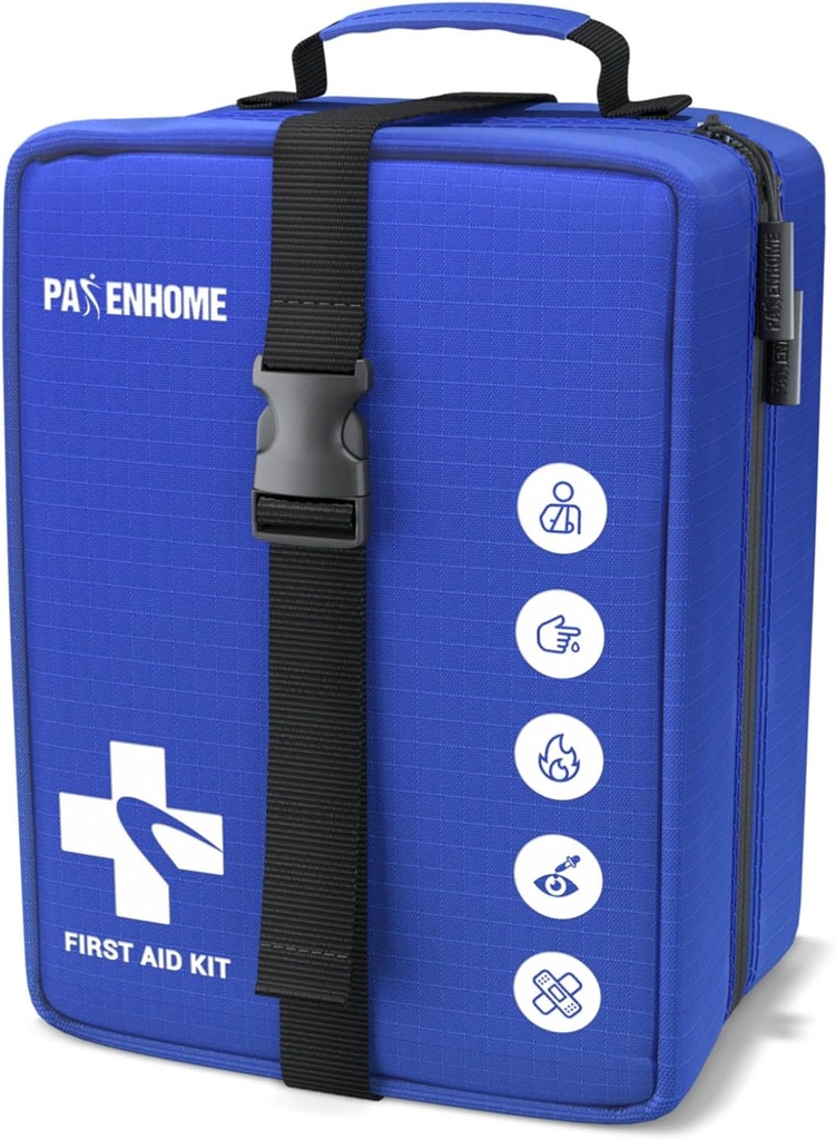 Professional 506 PCS First Aid Kit - 4- in-1 Oddzielny awaryjny zestaw medyczny do domu, Samochód, Podróże, Kemping, Turystyka, Miejsce pracy, Pojazd i Outdoor, Duży zestaw pierwszej pomocy Survival