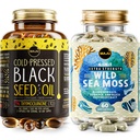 Maju Superfoods 4- in-1 Sea Moss Kapsułki i Black Seed Oil Kapsułki