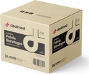 Dealmed Sterylny elastyczny opatrunek klejący materiał - 1x3 Inch - 100 / Box - 24 Pudełka - Pakiet z pierwszą pomocą oddechową - Miękka opaska na rany rozpięte dla lekarzy, zestawy ratunkowe i klinika