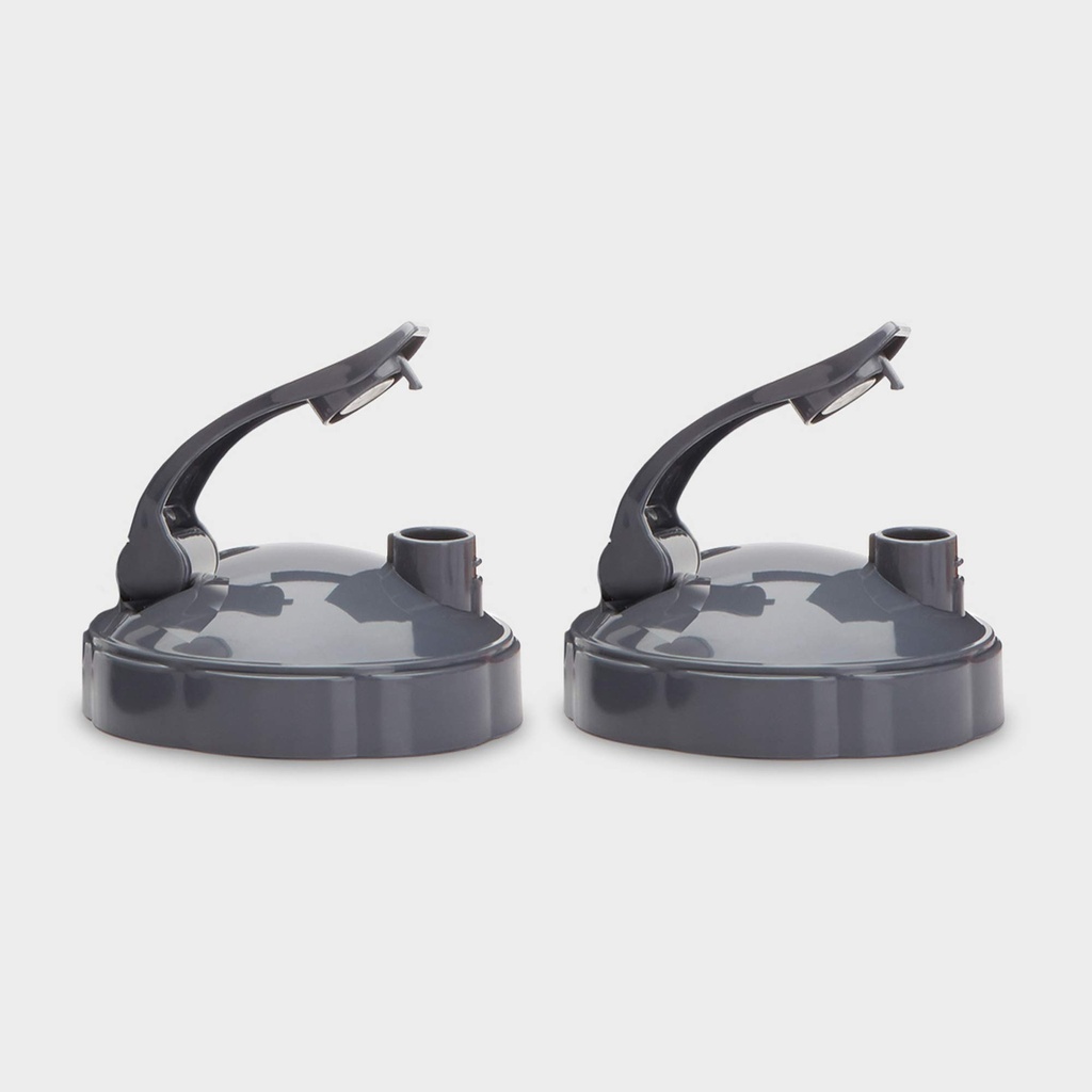 Nutrix Bullet Flip Top To- Lid (zestaw 2), Grey, .25 Lbs