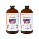 LiquidHEALTH Mega Energy Methylled B- Complex, Dorosły płynny suplement witaminy - Zwiększenie energii, Relieve Stress & Zmęczenie, Immune Support, Heart & Gut Health - Made in USA, Wegan, Sugar- Free (2 Pack)