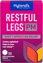 Hyland 's Restful Legs PM, Nighttime Formula, Calms Agited Legs tak można spać, 50 Szybkie rozpuszczanie tabletek (Opakowanie 3)