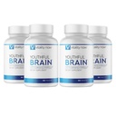 Młodzieńczy Mózg 4 Butelka - Memory & Brain Health Supplement - Brain Booster Clarity z Bacopa Monnieri, Ginkgo Biloba, B12- 120- Day Supply (240 Count)