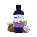 MyVitalC Organic MCT Oil Coconut Derived - Pure ESS60 Suplement przeciwutleniający - do anty- starzenia, utleniania, długowieczności, snu, Więcej energii - 120ML