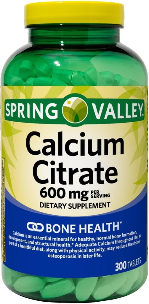 ikj Wapnia Citrate Tablets Dietary Supplement 600 Mg 300
