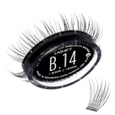 Lashify Bold 14mm Gossamer DIY Eyelash Rozszerzenia Refill, czarny, łatwe fałszywe rzęsy dla naturalnego wyglądu