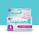 Lagicam 3 Day Waginal Yeast Infection Treatment for Women, Zacznij pracę pierwszego dnia, Miconazole azotan, krem przeciwgrzybiczy łagodzi swędzenie i podrażnienie, 3 jednorazowych wnioskodawców i krem (1 opakowanie)