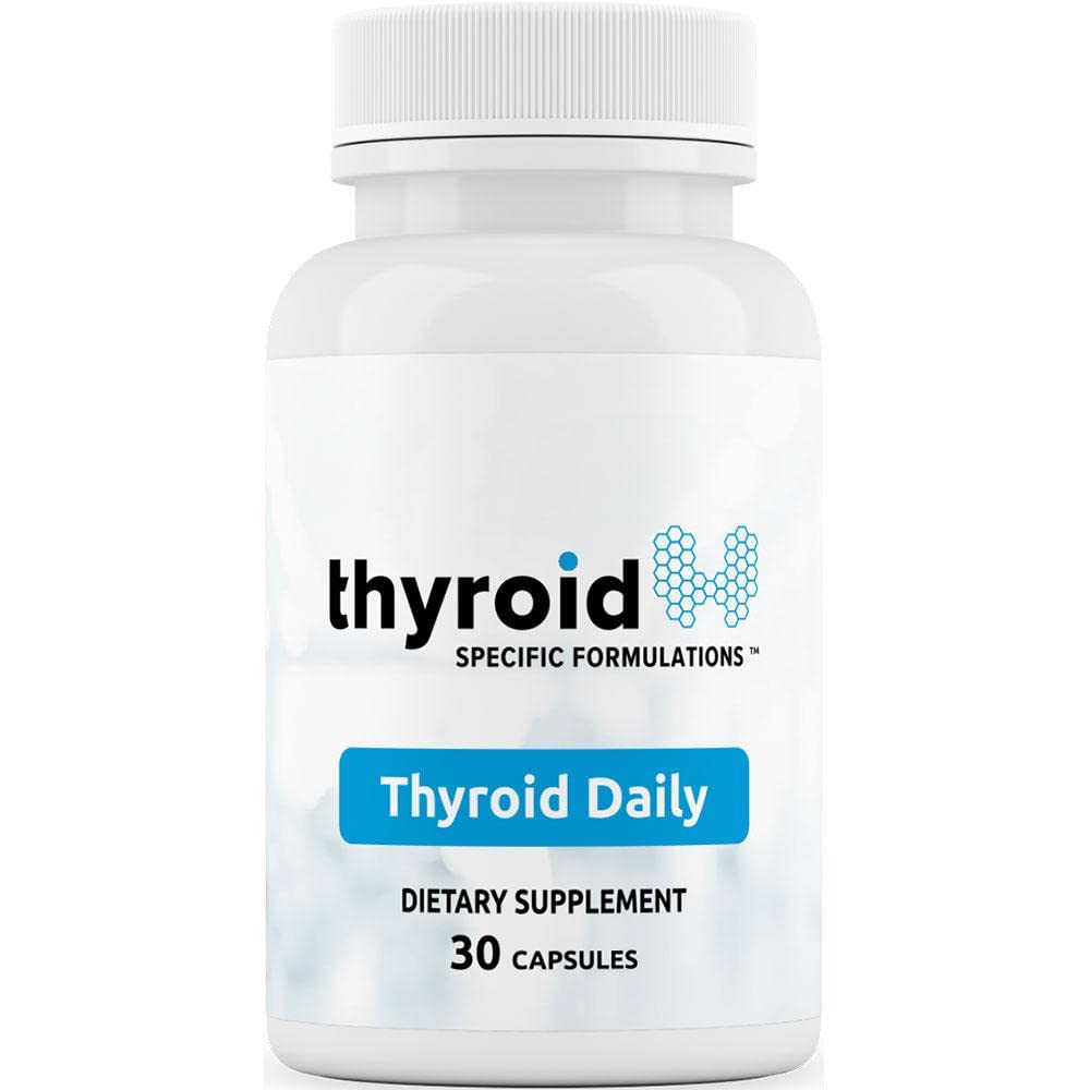 Tyroid Daily - Pierwszy składnik odżywczy całkowicie zaprojektowany dla optymalnego zdrowia tarczycy. Thyroid Daily jest wolny od jodu w / 19 Thyroid Daily Esential Nutricents for Thyroid Support.