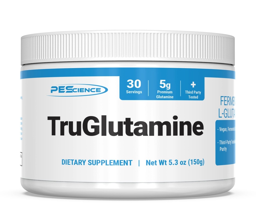 PESCIENCE TruGlutamina, Fermentowany proszek L- glutaminy, Niesmakowane, 30 Służenie, Gut Health Support