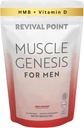 Muscle Genesis HMB i witamina D3 Suplement z klinicznie zbadane myHMB, Wapń i VIT C - 5000mg na dobę Serving - Promotes Recovery, Lean Muscle Mass, i zdrowe starzenie się mężczyzn