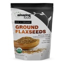 Amazing Food Ground Flaxseed Powder Between 124; 2 Lbs Between 124; USDA Certified Organic Between 124; Vegan Between 124; Non-GMO Between 124; Gluten Free Between 124; Made in USA