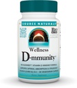 Źródło Naturals Wellness D- mmunity, Bio- Aligned Witamina D immunologiczna Formuła, Wspiera optymalne wchłanianie i wykorzystanie *, 125 μg (5000 j.m.) D- 3- 30 Kapsułki wegetariańskie