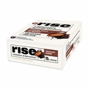 Rise Whey Protein Bars - Chocolatey Almond | Breakfast Bar & Protein Snack 15g Protein 5g Fiber Just 4 Whole Food Ingredients Gluten-Free Soy Free