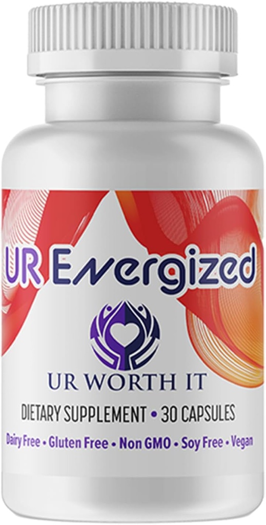 UR Kapsułki energetyczne - Suplement z Reishi, Chaga, Green Coffee & Tea Extract - Focus, Clarity & Energy for Active Lifestyles - 30 Kapsułki