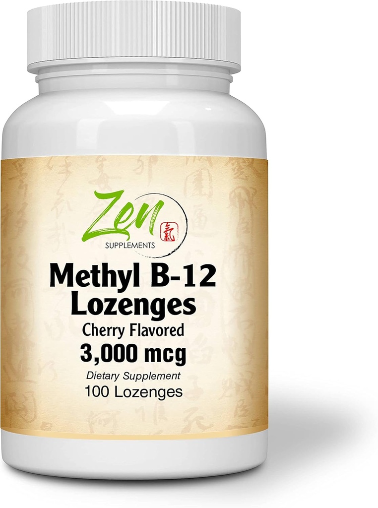 Najlepsze Metolated b12 Witamina & B12 z suplementem kwasu foliowego - z witamin B- 6, Kwas foliowy, Biotin - Wsparcie zdrowia sercowo-naczyniowego, Zdrowy system immunologiczny, Mózg i Nerwy Funkcje - 100 Lozenge