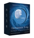 Herbatonina 3mg - Tylko roślina naturalna Melatonina naturalny cykl snu, Zegar ciała i Circadian Rhythm Support for Jet Lag, 60 Kapsułki wegańskie (60 Day Supply)