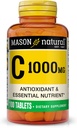 Witamina C 1000 mg, 100 Day Supply, wspomaga zdrowy system immunologiczny, przeciwutleniacz i zasadniczy składnik odżywczy, 1 opakowanie