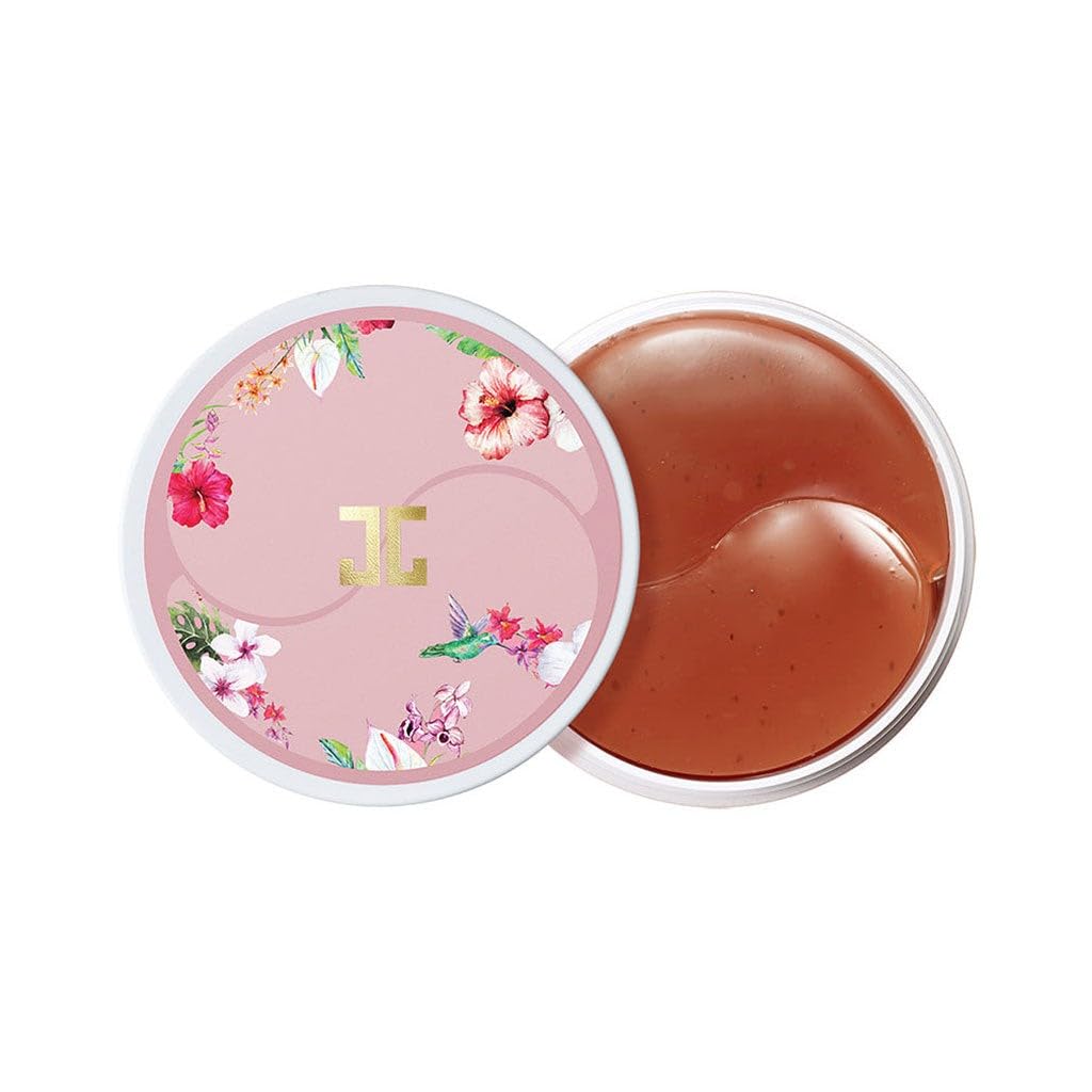 JAYJUN Roselle Tea Eye Gel Patch (60 łat) - Hibiscus Infused Radiant- Looking & Hydrating Leczenie