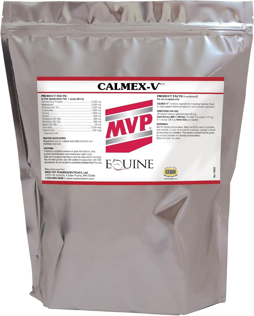 Calmex- V (5 lb) Calming Support for Horses.