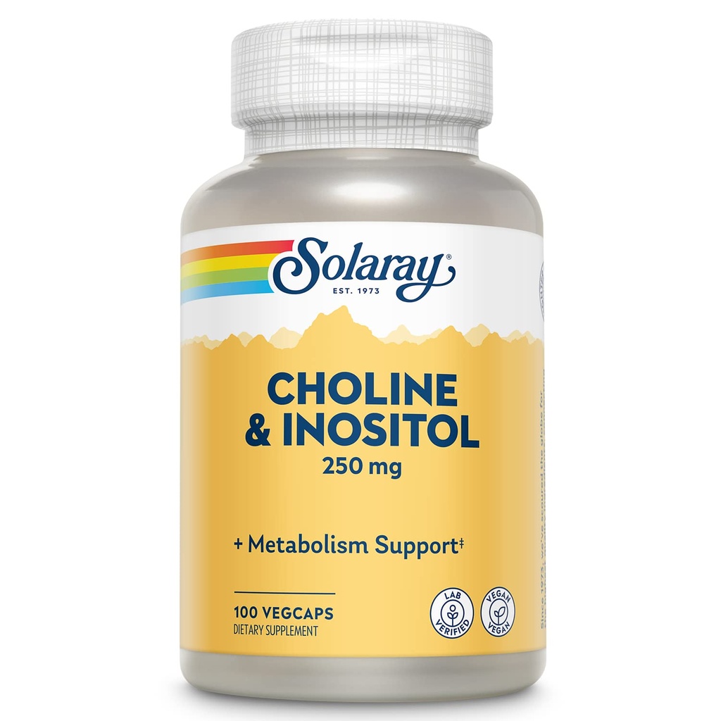 SOLARAY Choline & Inositol 250 mg