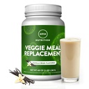 MRM Nutrition Veggie Meal Replacement Protein: 124; Vanilla Bean Flavored: 124; 22g Kompletne białko roślinne: 124; Posiłek na-The- go: 124; Głód Mediate: 124; Zbalansowana formuła makroskładnikowa: 124; 28 podań