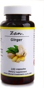 Hekma Center Pure Ginger Root - Zingiber Officinalis - 100 Kapsułki Zmniejsza nudności - Wegan