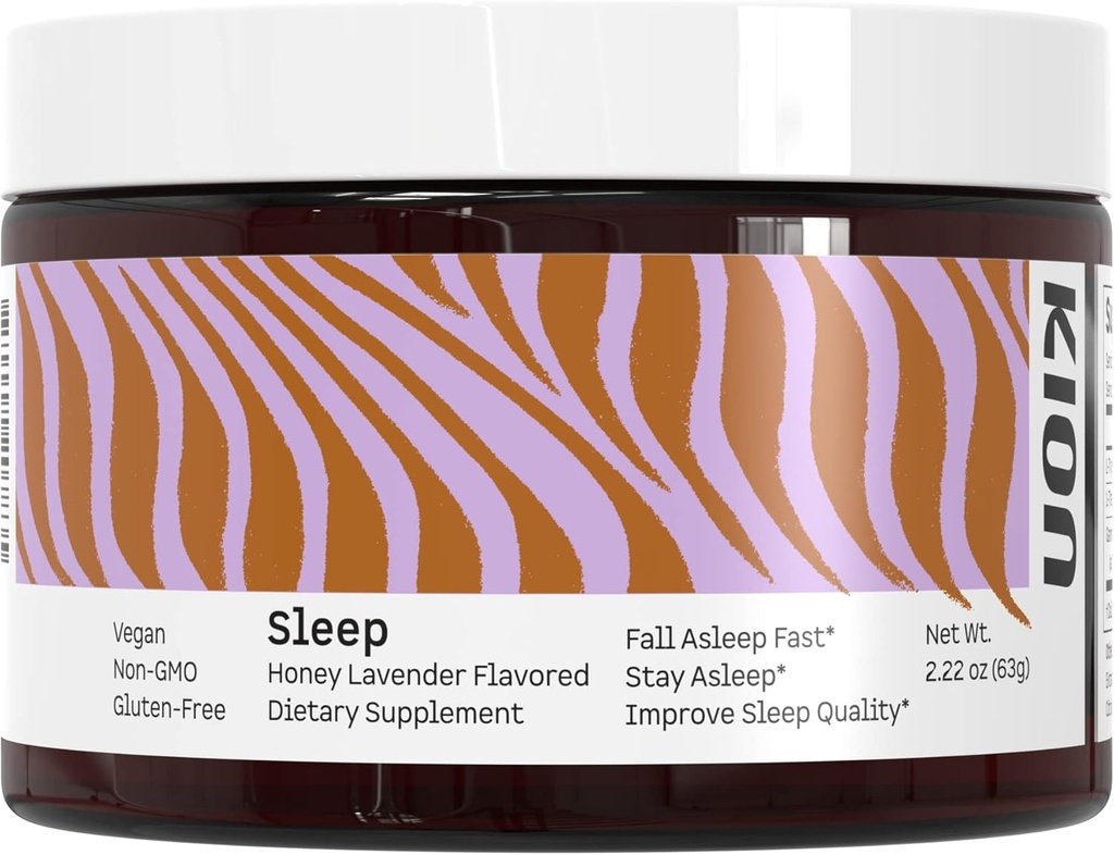 Kion Honey Lavender Sleep Powder Between 124; Upadek Asleep szybko, Sleep Asleep & Poprawić jakość snu 124; Amino Acid Support Seep Support Beeded 124; 30 Służenia