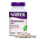 Natrol Melatonina 5 mg, Suplement diety do niespokojnego snu, Suplementy snu dla dorosłych, 60 tabletek melatoniny, 60 Day Supply
