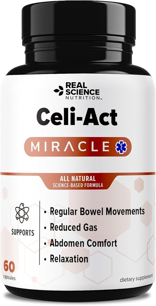 Celia- Act Miracle jest naturalnym suplementem do wsparcia Celiac Discomfort i Digestive Health