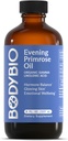 BodyBio Wieczór Primrose Oil - Naturalny Gamma kwas linolenowy dla zdrowej skóry i hormonu równowagi - Non-GMO, Cold Pressed - 8oz