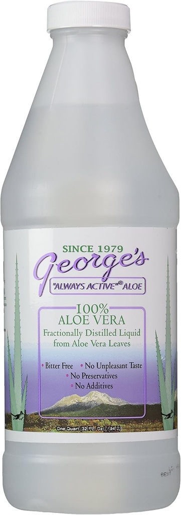 Georges Aloe Vera Drink, Liquid 32 Fl Oz (opakowanie po 1)
