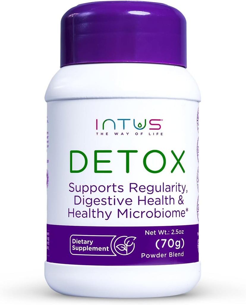 Intus Detox Nether124; Colon Cleanse and Liver Detox for Digestive Health Netherlands 124; Ayurvedic Herbal Supplement to Support Gut Health, Chronic Continues, Improve Disease, and Provide Bloating Relief Netherlands 124; 2.5 oz