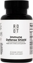 Root Wellness suplement wsparcia immunologicznego z witaminą D C K2, Quercetin i minerały śladowe z Great Salt Lake, Digestive Enzymes NAD Suplement dla dorosłych, 60 Kapsułki