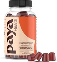 Retinol skóry i Gummie Biotin dla przezroczysty, gładka skóra, zdrowe włosy i paznokcie 124; Suplement z cynku, witaminy A, E i C 124; Non-GMO, Gluten- Free, Cherry Flavor, 60 Count