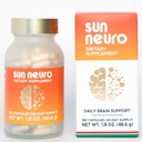 Niedz Chlorella Sun Neuro Nootropowy Suplement Mózgu - Codzienne stężenie pamięci i suplement ogniskowy dla kobiet i mężczyzn - Naturalny Plazmalogen Boost z Morskich Ananasów - 180 Kapsułki