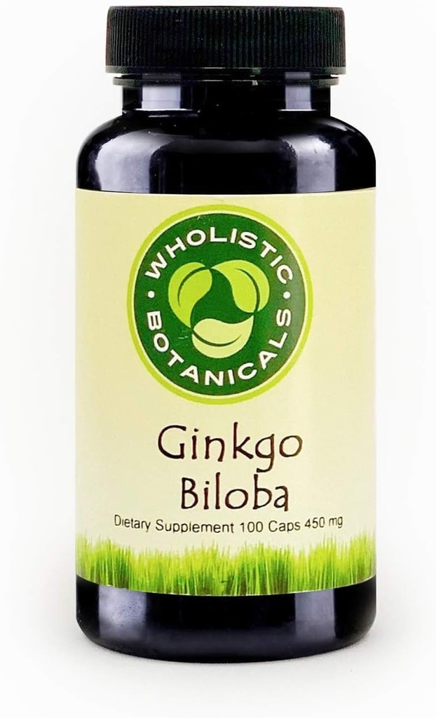 Ginkgo Biloba kapsułki - Suplement Pamięci do Mózgu - Suplement Energetyczny - 100 szt.