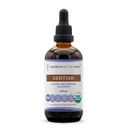 Tajemnice Tribe Gentian USDA Organic Equipment 124; Ekstrakt alkoholowy, Wysokiej Potliwości Ziołowe Dropy 124; Made from 100% Certified Organic Gentian (Gentiana Lutea) Suszony Root (4 oz)